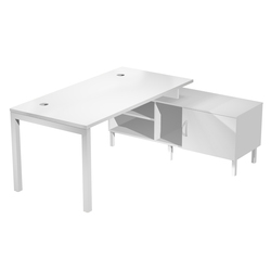 Scrivania mobile servizio portante desktop 160x80cm h72
