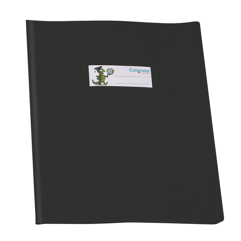 Coprimaxi PVC lucido coprente GreenLine 21x30cm c/alette nero RiPlast