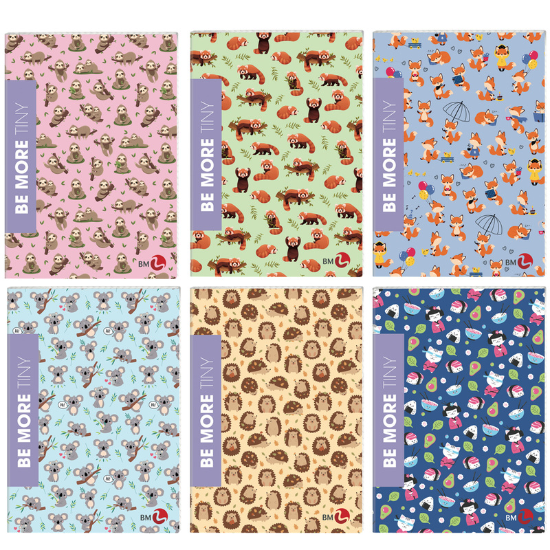 Maxiquaderno A4 36fg+2 100gr 5mm Be More TINY BM