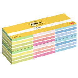 Cf 6pz cubo 450fg. Post-itÂ® Notes 76x76mm 2028-0CPPX6 colori ass. neon/pastello