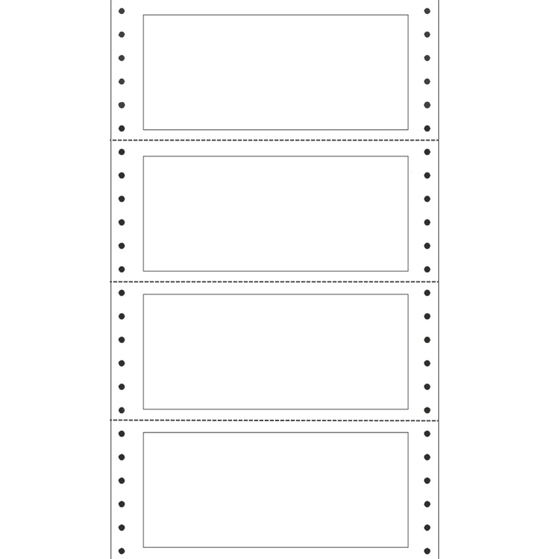 Scatola 400 etichette adesive in modulo 140x60mm TT951 per passaggi proprieta'