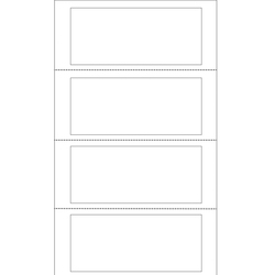 Scatola 400 etichette adesive in modulo 140x60mm TT951-2 per passaggi proprieta'