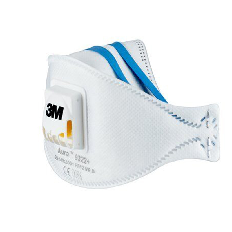 Scatola 10 mascherine 3MÂ AuraÂ 9322+ FFP2 con valvola