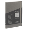 Taccuino c/elastico Ecoqua Plus cucito f.to A5 80 fogli 5mm artracite Fabriano