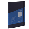 Taccuino c/elast. Ecoqua  Plus spiral. A5 70fg. puntinato blu scuro Fabriano