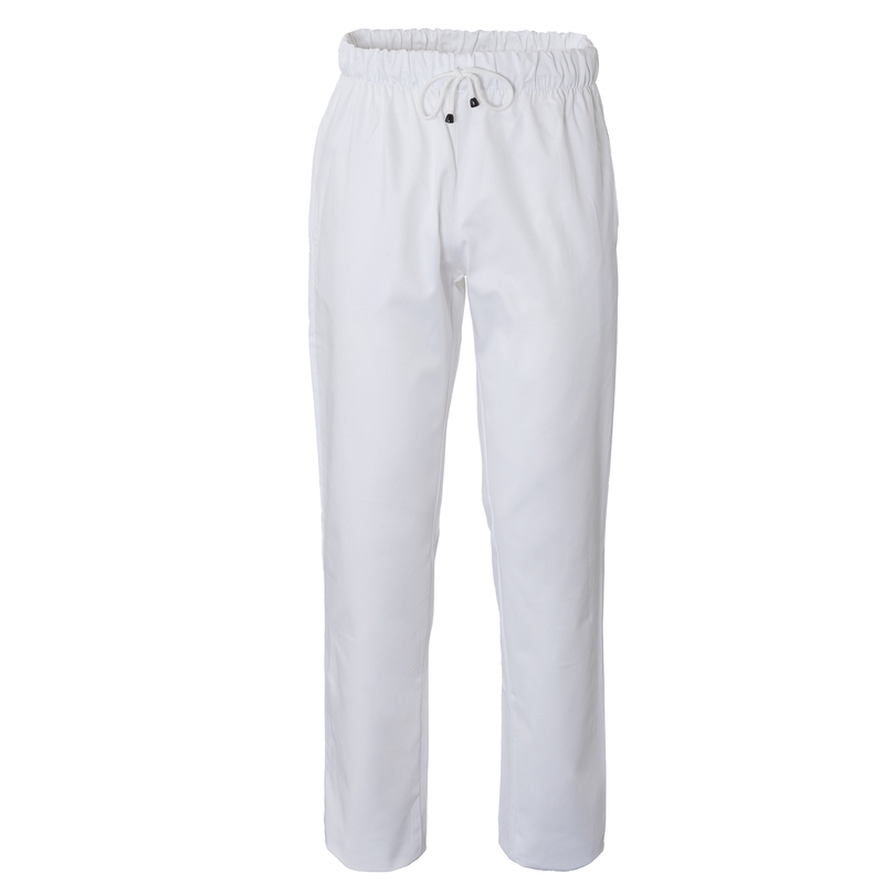 Pantalone da cuoco Plutone Tg. L bianco