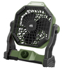 Ventilatore portatile con luce LED da campeggio D12 cm MF 0612VL