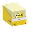 Cf. 10 blocchetti c/film 100fg Post-itR Notes 6820-CY-W10 76x76mm giallo canary