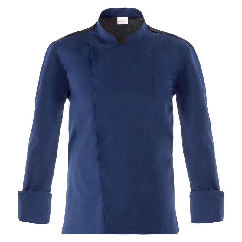 Giacca da cuoco Raul a manica lunga Tg. XL blu