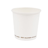 50 Bicchieri in carta 100ml bianco Signor Bio