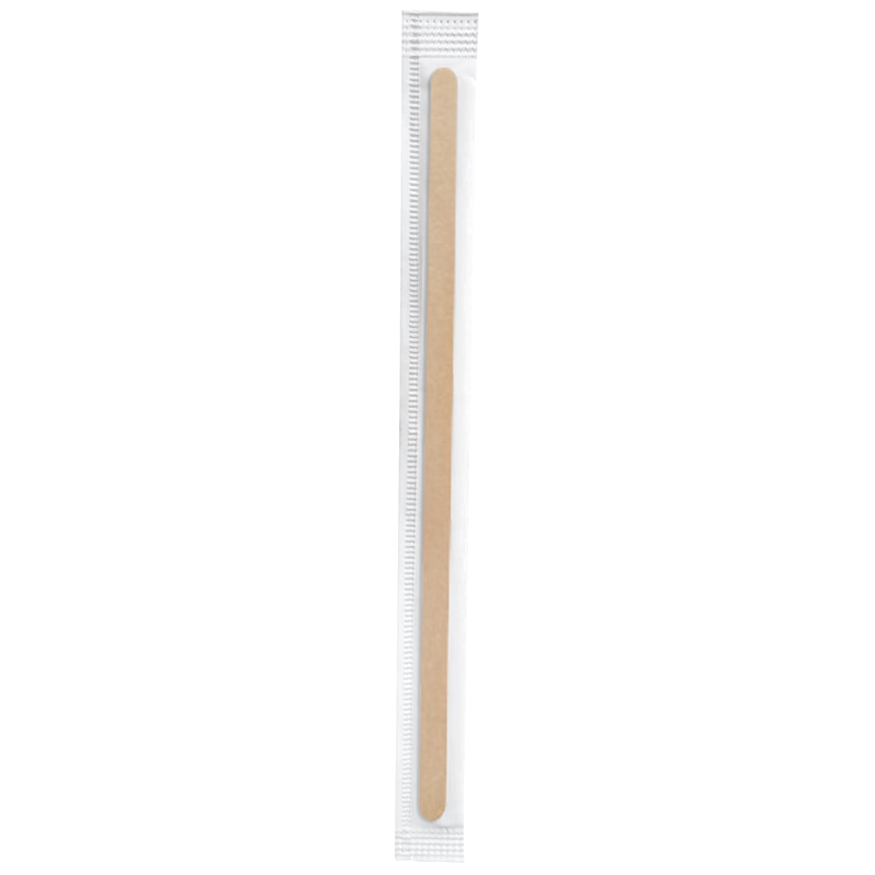 1000 Palettine caffe' in legno imbustati singolarmente 11cm Signor Bio