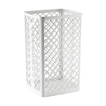Cestino gettacarta 510 bianco listellato capacitA' Lt.35 A51001 Mar Plast
