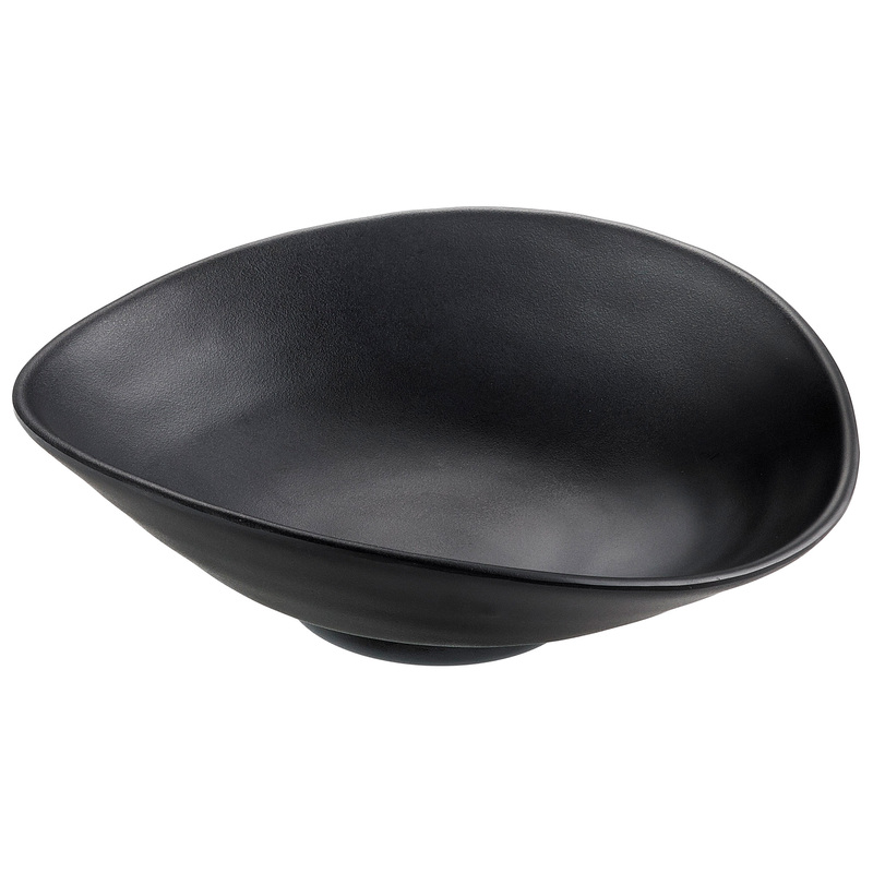 Coppetta nera in melamina 18x15x5