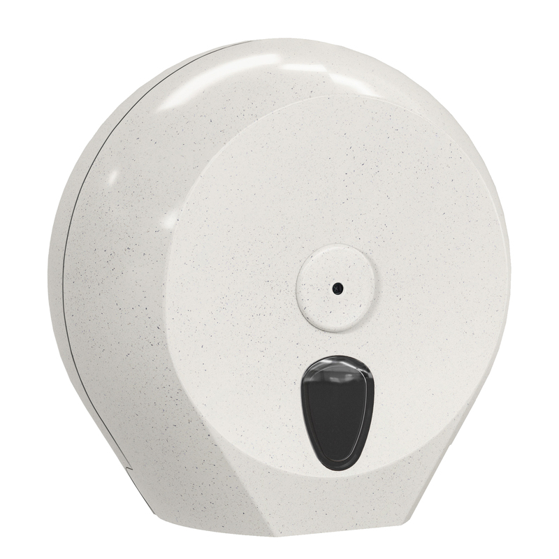 Dispenser carta igienica Mini Jumbo plus rotolo Ã 23cm bianco Woodplastic