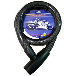 Lucchetto Cavo corazzato a 2 chiavi Ã25x100mm Metalplus