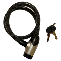 Lucchetto a spirale a 2 chiavi Ã12x650mm Metalplus