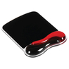 Duo Gel Tappetino per mouse rosso/fumo-Kensington