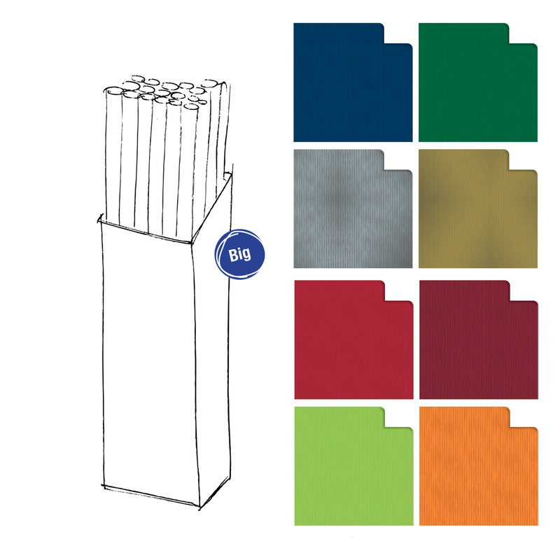 Rotolo carta regalo Ecocolor 3x1mt colori assortiti Sadoch