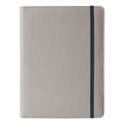 Portablocco Meet c/elastico dim. 31x25x1,4cm grigio InTempo