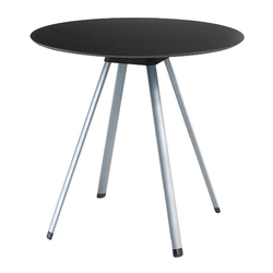 Tavolo bar basso Tapas TAVTA rotondo nero
