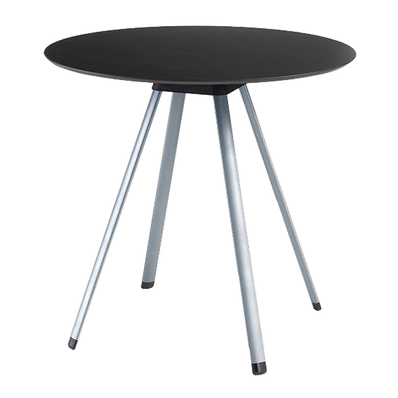 Tavolo bar basso Tapas TAVTA rotondo nero