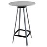 Tavolo bar alto Tapas TAVTA rotondo grigio