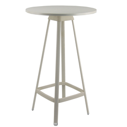 Tavolo bar alto Tapas TAVTA rotondo avorio