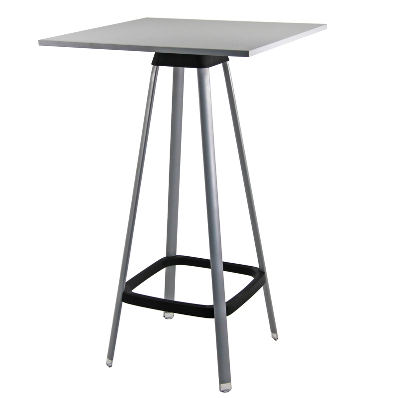 Tavolo bar alto Tapas TAVTA quadrato grigio