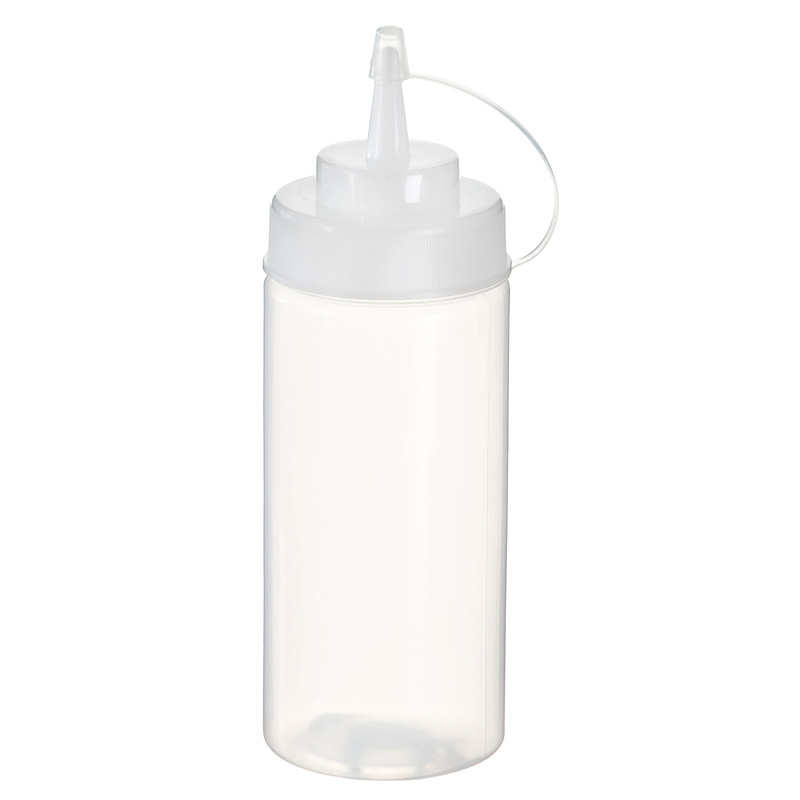 Squeeze bottle trasparente per salse 500ml Leone