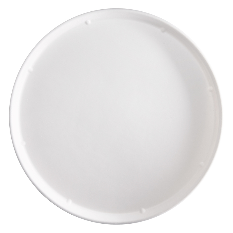 50 Piatti tondi monouso per pizza in canna da zucchero D 32,5cm Signor Bio