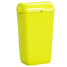 Cestino gettacarte Skin con coperchio 23 L giallo fluo