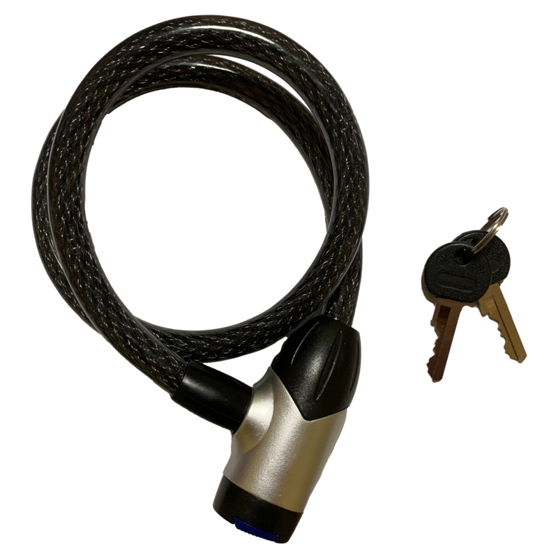 Lucchetto a spirale a 2 chiavi D12x650mm Metalplus