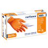 Conf 50 Guanti In Nitrile N85 arancione tg XXL ultra resistenti Reflexx