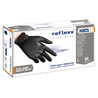 Conf 50 Guanti In Nitrile N85B nero tg L ultra resistenti Reflexx