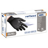 Conf 50 Guanti In Nitrile N85B nero tg XL ultra resistenti Reflexx