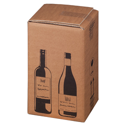 10 Scatole per quattro bottiglie Wine Pack 21