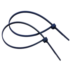 Confezione 100 fascette in nylon detectabili colore blu 150x3