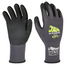 Guanti di protezione FLEX taglia 10 nero grigio c/polsino nero U-Power