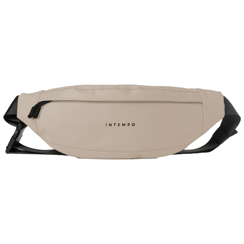 Marsupio Drop gomma antipioggia dim. 37x14x5cm crema InTempo