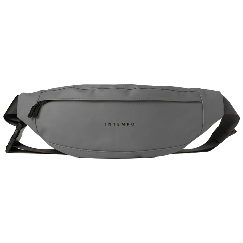 Marsupio Drop gomma antipioggia dim. 37x14x5cm grigio InTempo