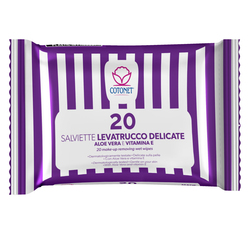 Busta da 20 salviette struccanti delicate Cotonet