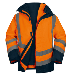 Parka 5in1 Optimum 3 alta visibilita' - arancio fluo - tg. M - DeltaPlus