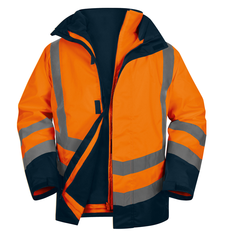 Parka 5in1 Optimum 3 alta visibilita' - arancio fluo - tg. XXL - DeltaPlus