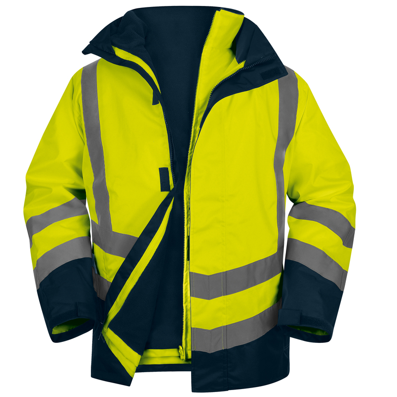 Parka 5in1 Optimum 3 alta visibilita' - giallo fluo - tg. M - DeltaPlus
