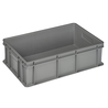 Cassa industriale Europa 60x40x17cm 32L grigio Mobil Plastic