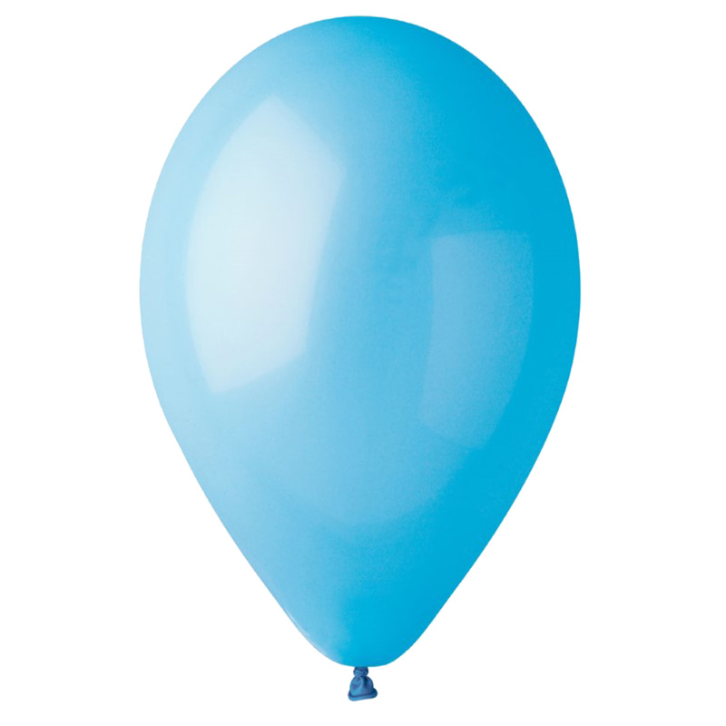 Busta 25 palloncini in lattice Ã26cm celeste Big Party
