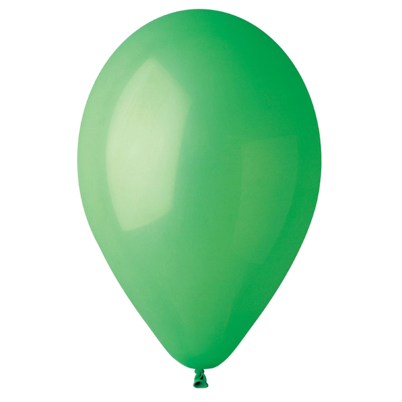 Busta 25 palloncini in lattice Ã26cm verde Big Party