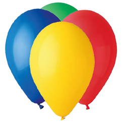 Busta 25 palloncini in lattice Ã26cm colori assortiti Big Party