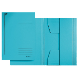 Cartellina 3 lembi azzurro 24