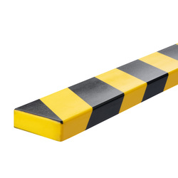 Profilo paracolpi per superfici S18 giallo/nero Durable